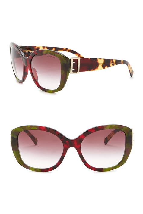 burberry 50mm round sunglasses|Burberry 57mm oversized sunglasses.